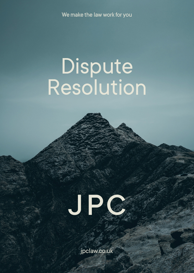 Dispute Resolution Brochure